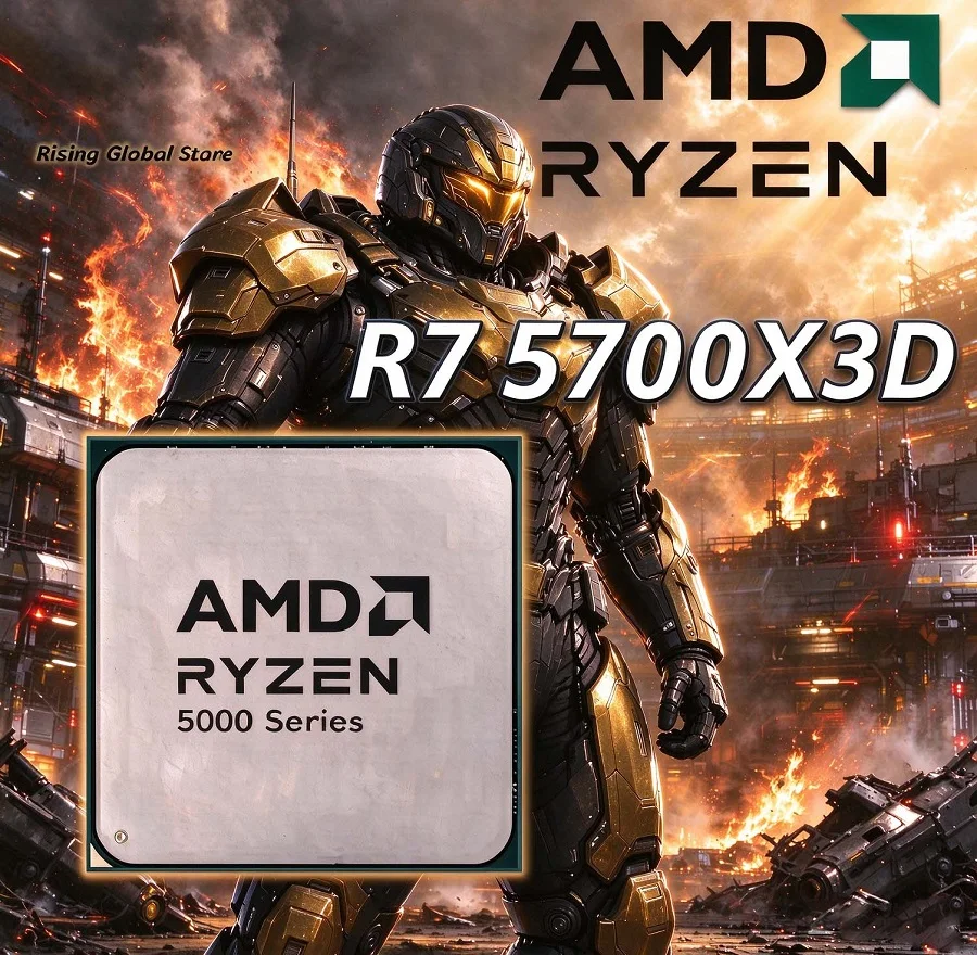 Amd Cpu Ryzen 7 - Processador AMD Ryzen 7 5700X3D para