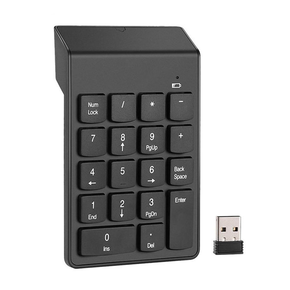 Gaming Keyboard Mini - 18 teclas 2.4g teclado sem fio