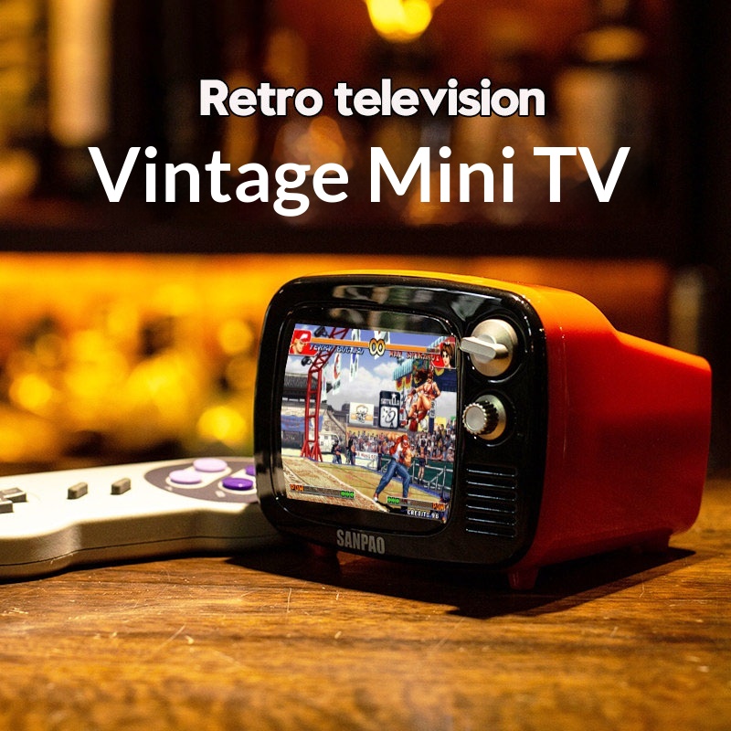 Mini TV Retro para Jogos com T - Gaming Keyboard Mini avaliação e preço